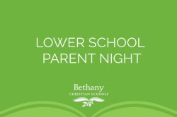 Lower School Parent Night